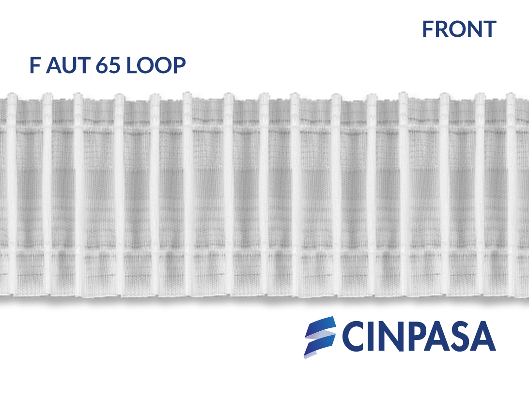  Cinta fruncidora automática con loop para velcro 